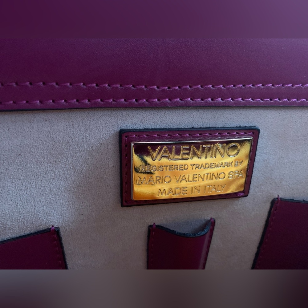 Valentino Victoria Flower Monogram Satchel - Picture 3 of 10